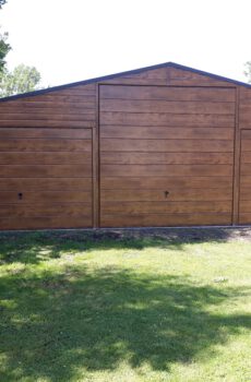Garaż blaszany 6,5m x 9m trojstanowiskowy
