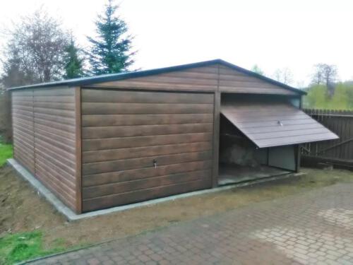 Garaż blaszany 6 x 5,8m śląskie