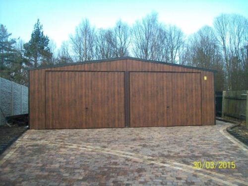 Nowoczesny garaż blaszany 5 x 6 śląskie