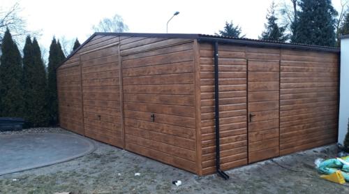 Drewnopodobny 3 stanowiskowy garaż śląskie