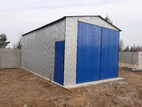 Nowoczesny garaż blaszany śląskie