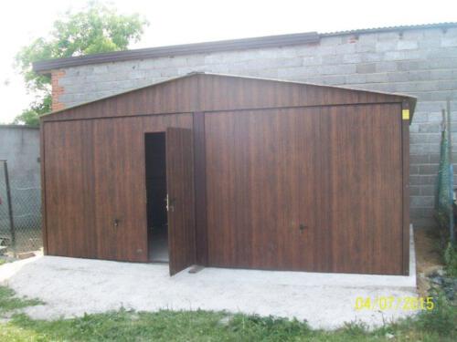 Drewnopodobny garaż dwustanowiskowy 5 x 6 śląskie