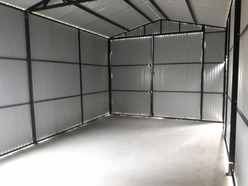 długi garaż blaszany śląskie