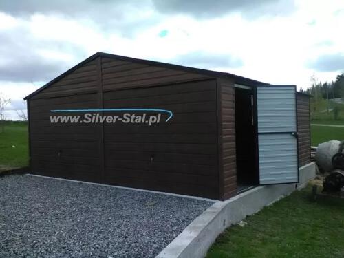 Nowoczesny garaż blaszany 6m x 6m dwustanowiskowy małopolskie