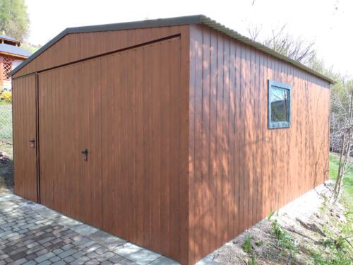 garaże blaszane realizacja 