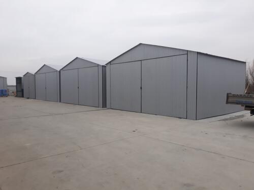 garaże blaszane realizacja 