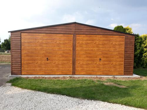 Garaż 5x7 dwustanowiskowy drewnopodobny śląskie